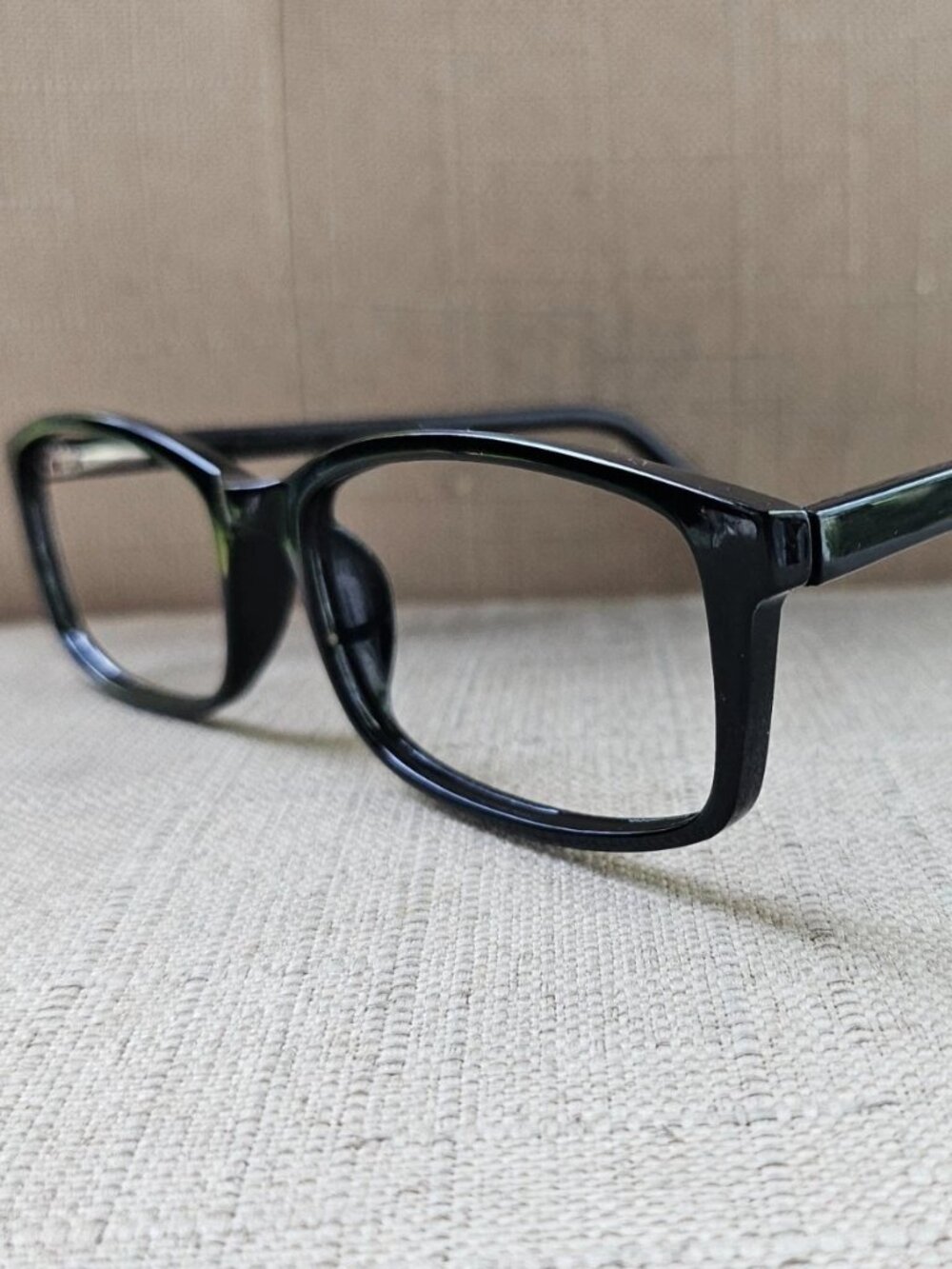 Vintage Rochester Men Eyeglasses Frame Black Eyewear Glasses Frame only Large